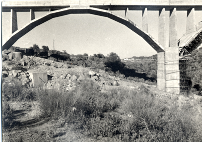 Vista de uno de los arcos