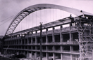 Vista del estadio en construccin