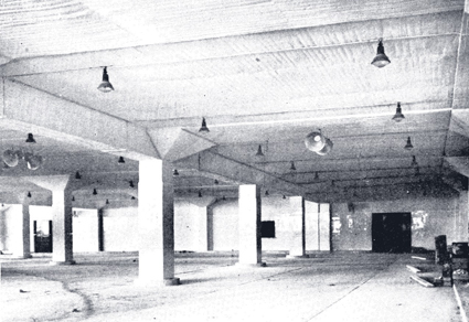 Vista interior de la estacin