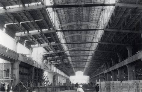 Vista del interior de las naves