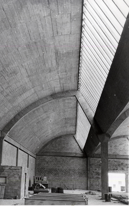 Detalle del interior de las naves