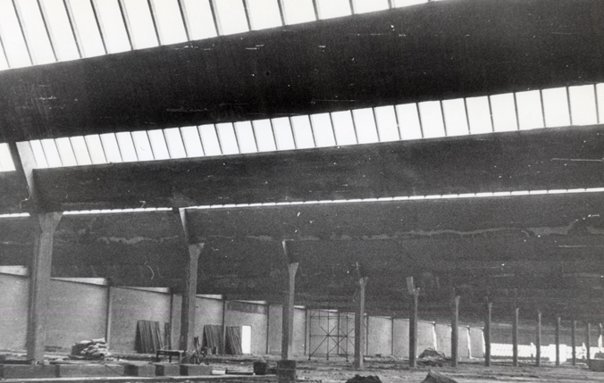 Vista del interior de las naves