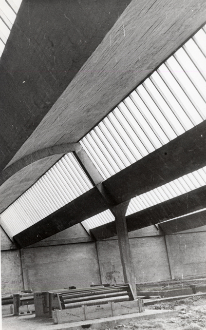 Detalle del interior de las naves