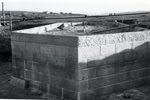 Detalle del puente en construcción