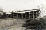 Vista del puente en construcción