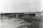Vista del puente en construcción