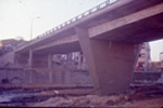 Vista del puente en Rubí sobre la riera de Rubí