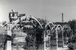 Construcción de los arcos del acueducto