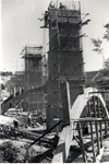 Detalle de la construcción de los pilares