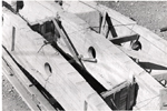 Detalle del puente en construcción