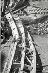 Detalle del puente en construcción