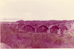 Vista del puente durante su construcción