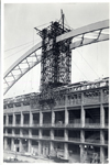 Vista del estadio en construcción