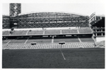 Vista del interior del estadio en construcción