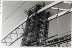 Detalle del estadio en construcción