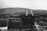 Vista del estadio en construcción