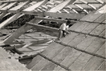 Detalle de la construcción de la cubierta