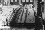 Detalle de la estación en construcción