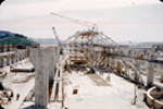 Vista de las naves en construcción