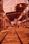 Detalle de naves en construcción
