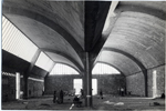 Vista del interior de la escuela en construcción