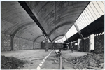 Vista interior de la escuela en construcción