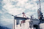 Detalle del puente en construccin