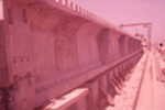Perspectiva del puente en construcción