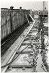 Perspectiva del puente en construcción