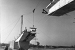 Perspectiva del puente en construcción