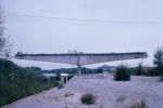 Detalle del puente en construcción