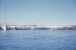 Vista del puente en construcción